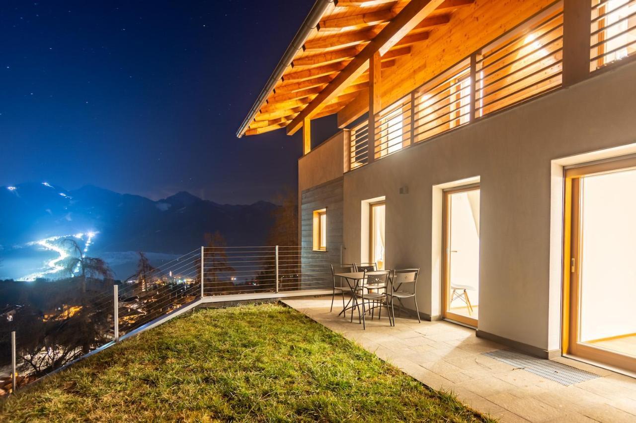 Chalet Schwarzhorn Apartment Varena Bagian luar foto
